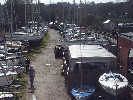 Typical view of our main riverside yard - Over 60 boats of all types  for sale in our main riverside yard all with descriptions & prices