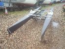 Rowing catamaran - A very unusual twin hulled rowing skiff with sliding seat, trolly & carbon fibre sweeps ( C.£200 ! ) A fast machine in excellent
