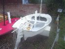 Folding Dinghy - These are great, it folds up in minutes to form a box type trailer to take all your luggage as well as the rig etc.