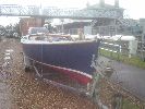 Albert & Florence - A lovely classically designed spacious day boat with a gaff rig, & as new trailer & 4 stroke engine. Full details below.