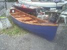 Selway Fisher Canoe - Attractive & unusual classic wooden canoe, seats 6 people. she has dry storage lockers. A fun boat for all the family.